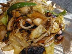 野菜焼まで海鮮に... 野菜焼まで海鮮に...