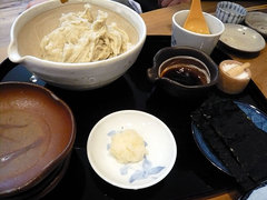 釜あげの蕎麦掻き