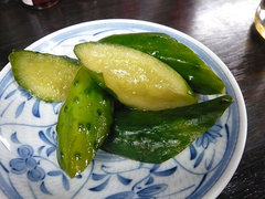 キュウリ旨い！野菜食べたよ