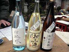 今年の新酒と水